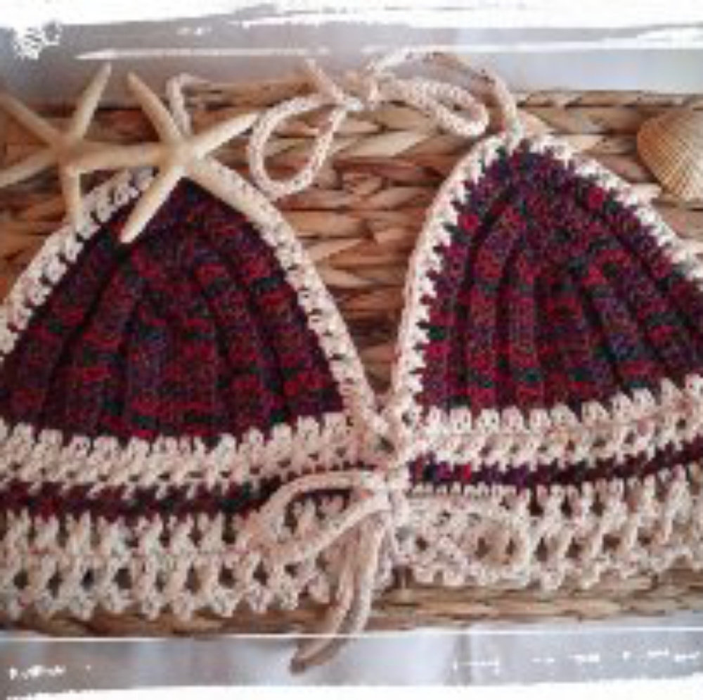 Boho Halter Handmade Crocheted
